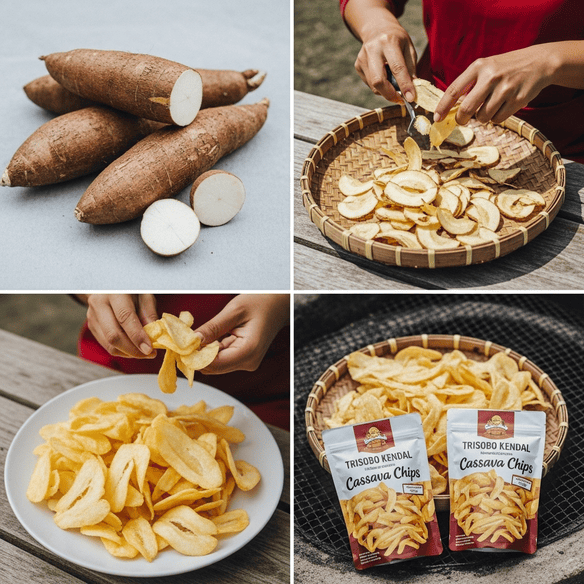 Petani singkong lokal