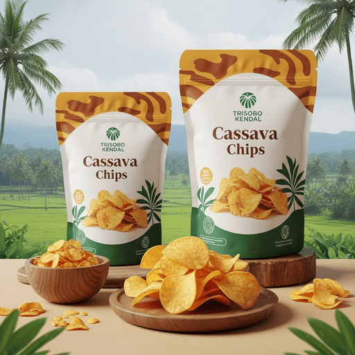 Kripik Singkong Original dalam kemasan